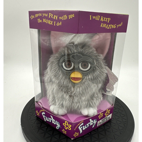 Original 1998 Furby Model 70-800 Pink & Gray New in Box Rare - Picture 1 of 8